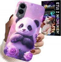 Etui Do Samsung Galaxy S25 Edge - Słodka Panda Wzory Dla Dzieci + Szkło