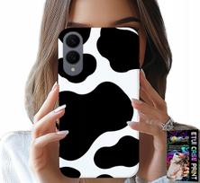 Etui Do Samsung Galaxy S25 Edge - Czarno - Białe Łaty Krowa, Modne Wzory