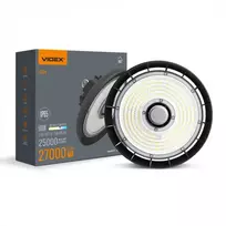 Pramoninis High Bay šviestuvas LED 150W 27000Lm 5000K IP65, VIDEX VL-HB01-1505B – Masyvus aliuminio radiatorius aušinimui