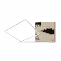 Įleidžiamas LED rėminis panelis 40W 4500Lm 4000K, 591x591x11mm, IP20, VIDEX PA404W-NW | Neutrali balta šviesa – Inovatyvus ir unikalus rėmo dizainas moderniam biuro interjerui