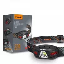 Įkraunamas galvos žibintas su judesio jutikliu LED CREE XTE 5W, 330Lm 5000K, Li-ion 850mAh, VIDEX VLF-H015 – Bekontaktis judesio jutiklis šviesos įjungimui rankos mostu
