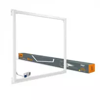 Įleidžiamas sulankstomas LED rėminis panelis 40W 5100Lm 5000K, 595x595x24mm, IP20, VIDEX VLE-PAU405W | Neutrali balta šviesa – Sulankstoma konstrukcija ir patogus transportavimas paštomatuose