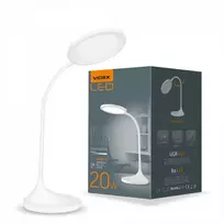 Dimeriuojama LED stalinė lempa 20W 1700Lm 4100K, VIDEX VL-TF14W | baltas – Jutiklinis ryškumo ir spalvų temperatūros (CCT) valdymas