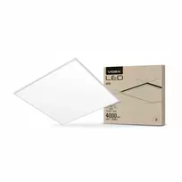 Įleidžiamas LED skydelis 40W 5200Lm 4000K VIDEX VLE-P404W | 60x60cm, itin plonas – 10.8mm profilis 600x600mm kasetinėms luboms