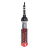 Multifunctional Ratchet Screwdriver Set with Phillips, Flathead, Hex, U-shaped, Y-shaped, and Torx Bits.