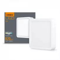 Lubinis šviestuvas Vidaus LED plafonas 12W 1250Lm 4000K IP20, VIDEX VLE-DLSS-124 – UV atsparus kupolas, kuris ilgainiui negeltonuoja