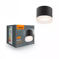 Lubinis šviestuvas Virštinkinis taškinis šviestuvas GX53, VIDEX VL-SPF25A-B | juodas – Plonas profilis ir švelniai išsklaidyta šviesa be aštrių šešėlių