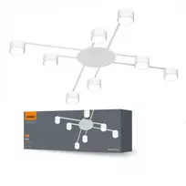Lubinis šviestuvas GX53 lemputėms 8xGX53 LED IP20, VIDEX VL-SPF22B-W | baltas – Paviršinis korpusas keičiamoms lemputėms