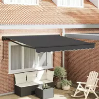Markizės rėmas Antracitas 300 x 250 cm Poliesteris su PU danga