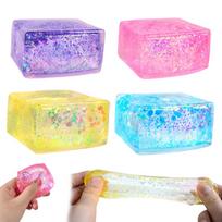 Ice Maltose Stress Relieving Toy Simulated Tofu Stress Squeeze Toy Anti Stress Slow Rebound TPR Block Decompression Toy