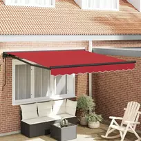Ištraukiama markizė Raudona 300x250 cm audinys 3330158