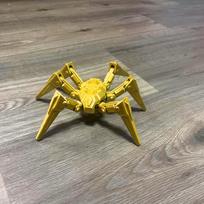 3D printed spider model with six legs, free movement of joints, creative collection of desktop decoration animal models auksas