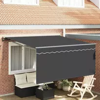 Ištraukiama markizė Pilka ir antracitas 350 x 250 cm 3330223