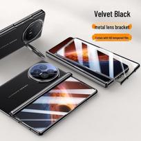 Honor Magic V6 Foldable Phone Case - Leather, Lens Stand, Full Coverage, Anti-Fall Protection Honor Magic V6