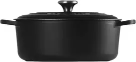 „Le Creuset Signature“ ovalo formos kepimo indas, 35 cm, juodos spalvos (21178350000430)