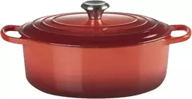 „Le Creuset Signature“ ovalo formos kepimo indas, 35 cm, vyšnių raudonos spalvos (21178350602430)