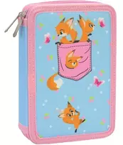 Penalas, CoolForSchool, 205x140x45mm, su 2-iem atverčiamais skyriais