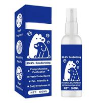 Pet Deodorizing Spray 100ML Universal Mild Formula Odor Eliminator for Pets and Surroundings Safe and Effective Deodorizer one size mėlyna
