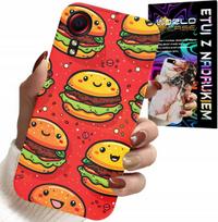 Etui Do Samsung Galaxy Xcover 7 - Słodkie Uśmiechnięte Burgery Pokrowiec