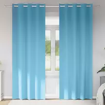 Užuolaidos su žiedais, blokuojančios šviesą 2 pcs