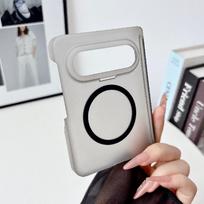 Huawei Pura X Max Magnetic Semi-Transparent Protective Case Huawei Pura X Max matinė juoda spalva