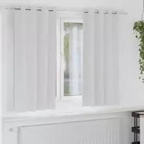 Užuolaidos su žiedais, blokuojančios šviesą 2 pcs