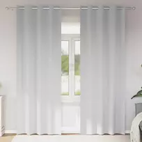 Užuolaidos su žiedais, blokuojančios šviesą 2 pcs