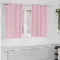 Užuolaidos su žiedais, blokuojančios šviesą 2 pcs