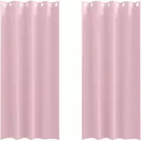 Užuolaidos su žiedais, blokuojančios šviesą 2 pcs