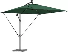 Skėtis nuo saulės su LED juostelėmis Žalia 249 x 249 x 250 cm