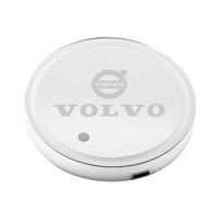 Car Glowing Coasters LED Light Water Cup Mat For Volvo V60 V40 AWD XC40 Car USB Charging Color Change Coasters Tire Valve Caps