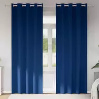 Užuolaidos su žiedais, blokuojančios šviesą 2 pcs