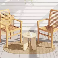 Kilimas ZIZUR Ruda 150 x 80 cm Polipropilenas