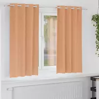 Užuolaidos su žiedais, blokuojančios šviesą 2 pcs
