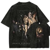 Death Stranding Anime Lover Unisex Washed Tshirt NewModel high quality personality Clothes Plus Size Year round clothing SOFT M