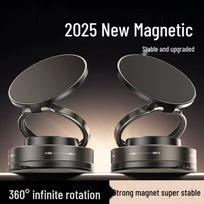 Magnetic Car Phone Holder: Three-Axis Folding, Rotating Suction Stand Gel Base juoda