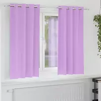 Užuolaidos su žiedais, blokuojančios šviesą 2 pcs Violetinė