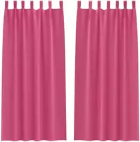 Užuolaidos su žiedais, blokuojančios šviesą 2 pcs