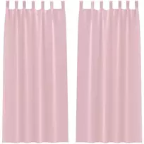 Užuolaidos su žiedais, blokuojančios šviesą 2 pcs