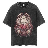 Game Hollow Knight Vintage Washed Tshirt Men Women Casual Cotton Retro T Shirt Oversized Short Sleeve Tshirt Streetwear Unisex S