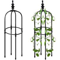 Sodo obeliskas - Metalinis atraminis augalų atraminis bokštelis 90/120/150cm juoda