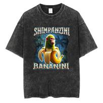 Italian Brainrot Ballerina Cappuccina Funny Meme Vintage Washed Tshirt Unisex Humor Fashion Tshirts Men Casual Cotton T Shirts S