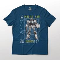 Mobile Suit Gundam EZ8 - 08th MS Team Anime Graphic Art Cotton T-T-Shirt L