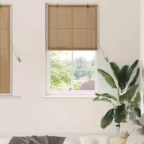 Roletas Ruda 90 x 160 cm 5 mm Bambukas