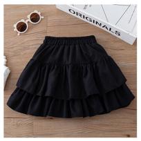 Girls Uniform Skirt Spring Autumn Summer Children Clothing Short Skirts Preppy Style Pleated Cake Skirt for Students Kids 120cm juoda