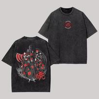 Manga JoJos Bizarre Adventure DioBrando T Shirt Anime Washed Tshirt Summer Casual Loose Cotton Tees Tops Men Unisex Clothing XL