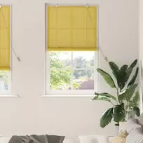 Roletas Geltona 90 x 220 cm Bambukas