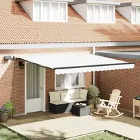 Ištraukiama markizė Balta 400 ×300 cm audinys