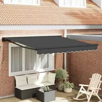 Ištraukiama markizė Antracitas 350x250 cm audinys 3330221