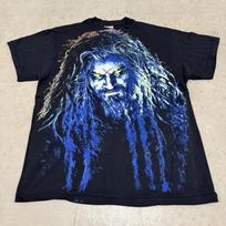 Vintage Rob Zombie Dragula Metal Band T T-Shirt AOP 100% Hardcore Size XL REPRINT XL blue